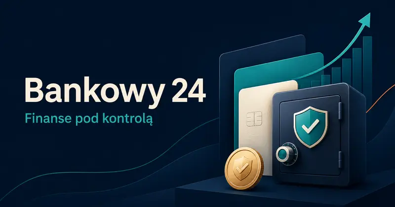 Karty płatnicze, sejf i wykres symbolizujące bezpieczne zarządzanie finansami